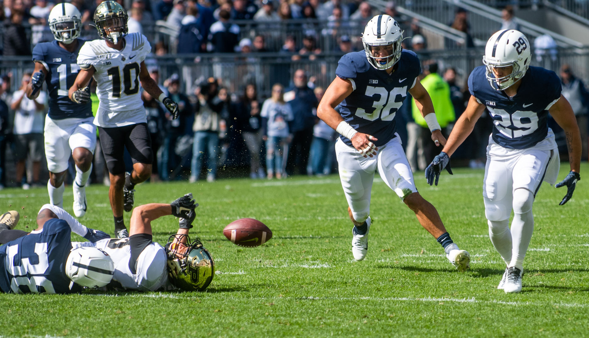 Penn State vs Purdue, Lamont Wade (38) pass breakup